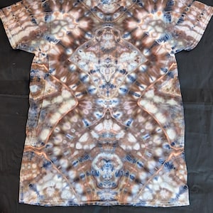 Handmade / Hand Dyed - Cosmic Ripples Tie Dye - Ice Dyed - Cosmic - Psychedelic - Trippy -Small Tie Dye T-Shirt - Cosmic Hug Tie Dyes!