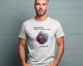 Relativity Time & Space T-Shirt – Science Humor Einstein Tee
