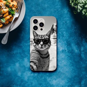 Cool Cat Selfie iPhone Tough Case – Trendy & Funny Cat Design!
