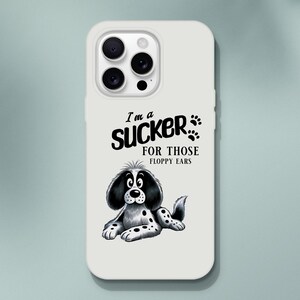 Funny Cartoon Dog iPhone Flexi Case - Cute Puppy Design