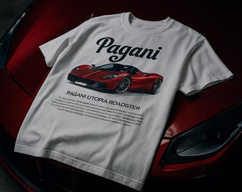 Pagani Utopia Roadster Unisex T-Shirt, Car Lover Gift, Automotive Fan Tee, Cool Graphic Tee, Men's and Women's Apparel