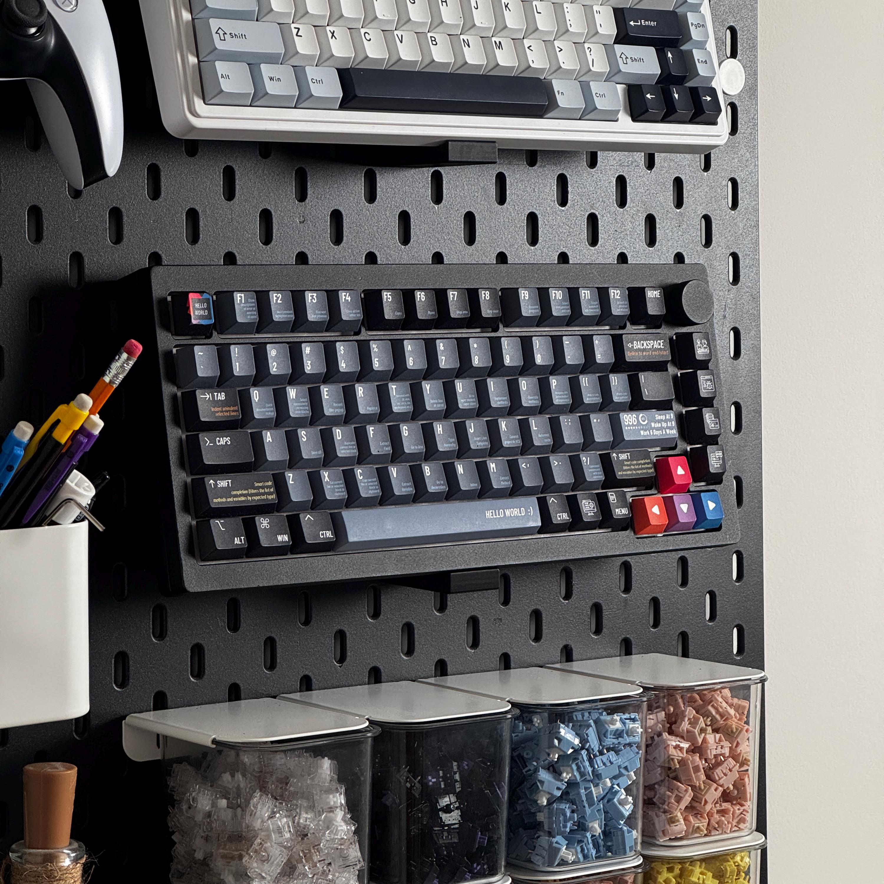 Ikea Skadis Pegboard Keyboard Controller & Accessories Holder (2pc) - Etsy