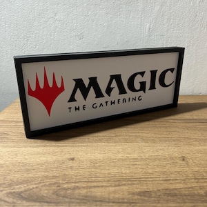 Letrero luminoso de Magic the Gathering