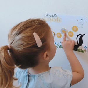 Motivational challenge for children, CLEANLINESS, family, organization, board, course, reward, tip, learning, positive reinforcement