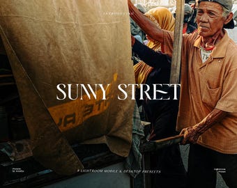 Lightroom-voorinstelling Sunny Street
