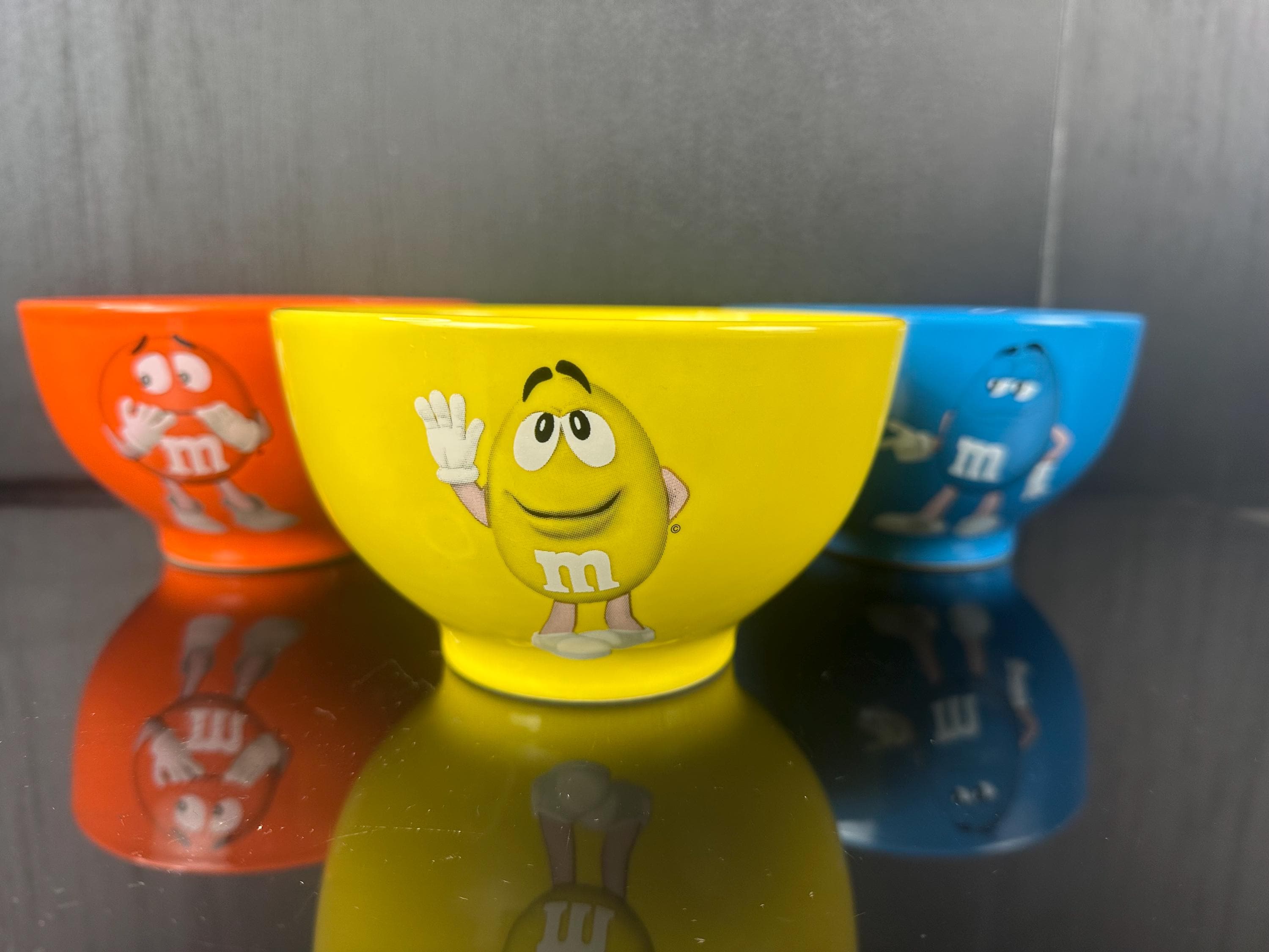 M&m's Bowls Breakfast Bowls Vintage Various Colors - Etsy