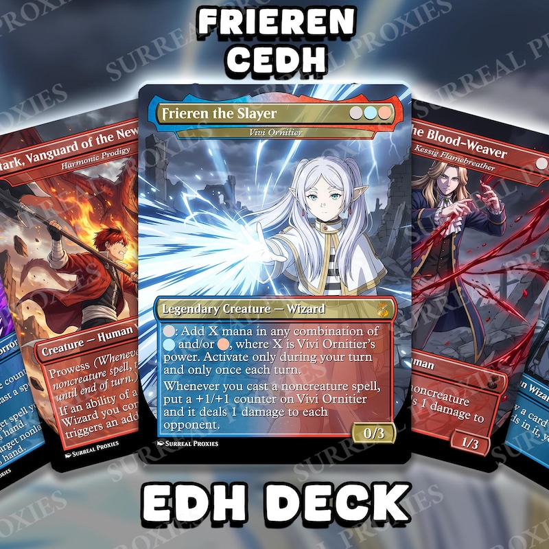 Frieren Magic Cards - Etsy