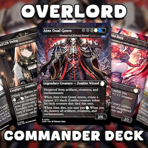 Baralho EDH Tribal Zumbi Overlord – Baralho personalizado inspirado em anime