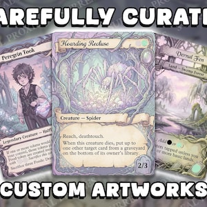 Spider Tribal Commander Deck – Pastel Gothic Custom Frames, 100 Cards + 13 Tokens image 4