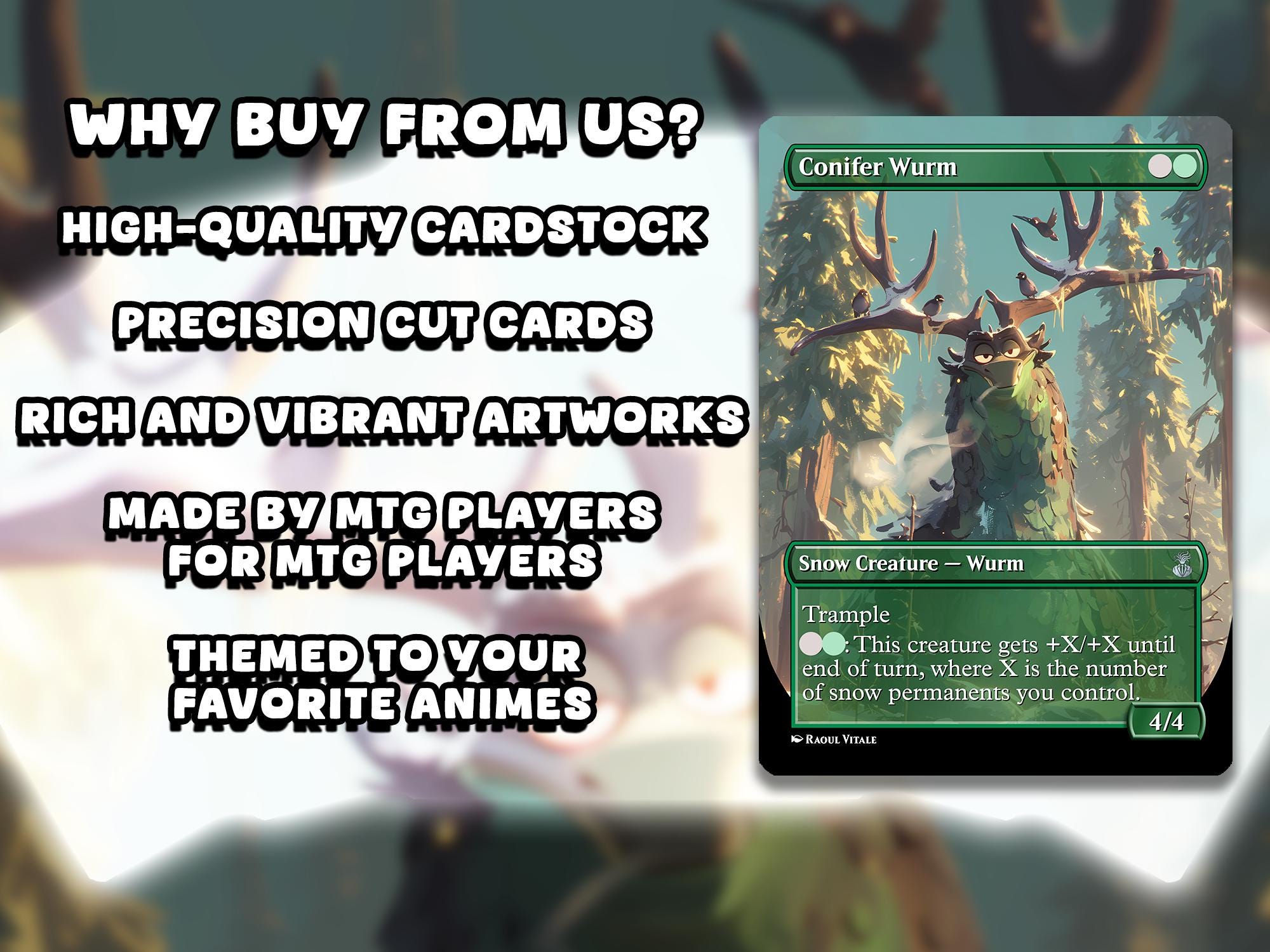 Vikings & Dragons Commander Deck: Animation-inspired MTG Proxy EDH Deck ...