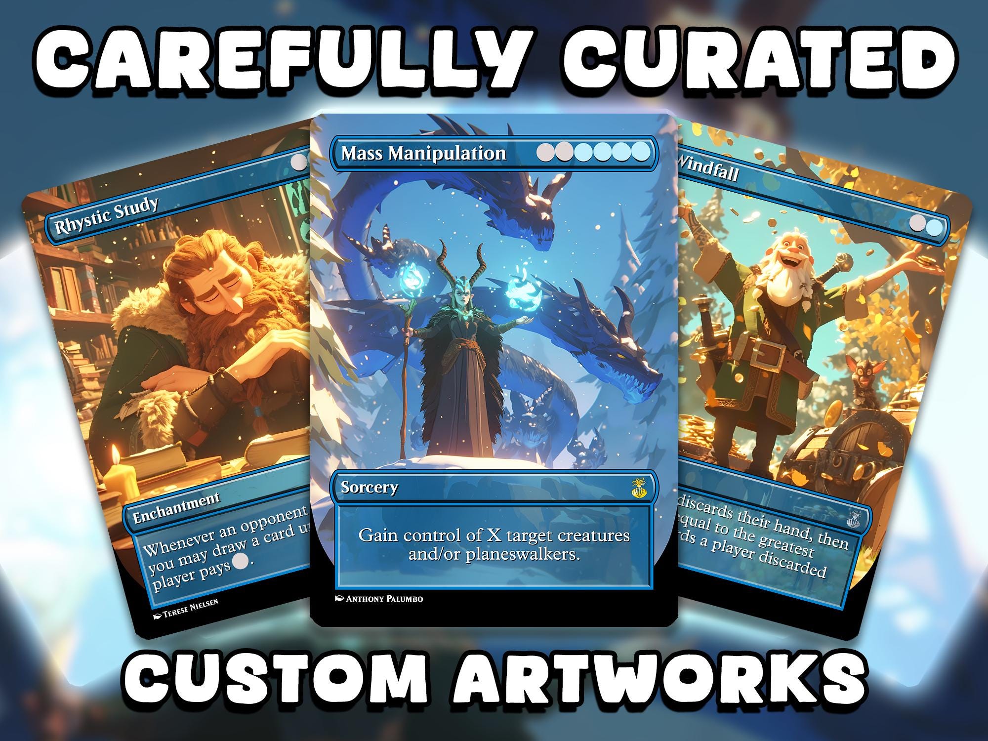 Vikings & Dragons Commander Deck: Animation-inspired MTG Proxy EDH Deck ...