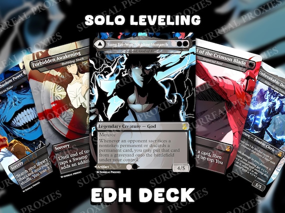 Solo Leveling Commander Deck – Proxy Deck – Discard & Reanimator Strategy – Bracket 4