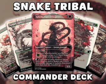Serpentine Elegance - Ukiyo-e Inspired Snake Tribal EDH Deck