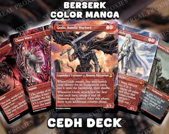Berserk CEDH Deck – Godo Bandit Warlord Commander Proxy Deck + Tokens
