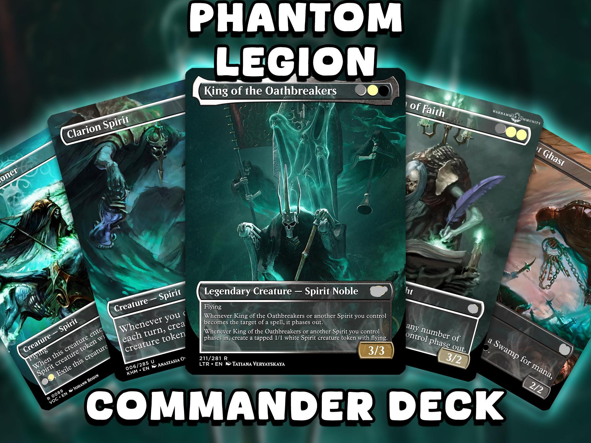 mtg commander spirit deck Phantom Legion – Spirit Tribal Commander Deck