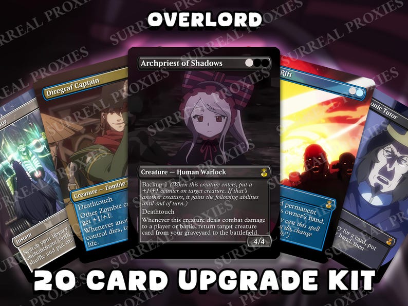 Commander Class Overlord Overlord Upgrade Kit — Anime-themed Commander Deck Expansion | Dark ...