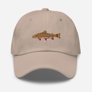 Gorra de papá premium para pesca de trucha