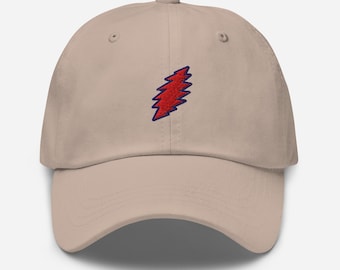 Gorra de papá premium con rayo de Grateful Dead