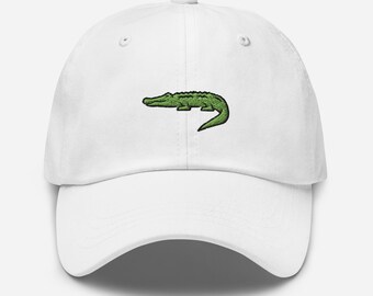 Cappello da papà ricamato Alligator Premium