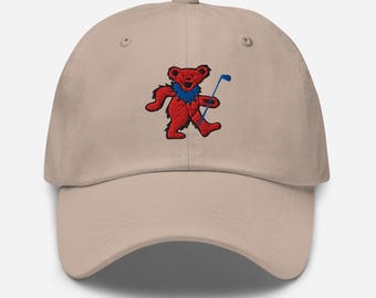 Grateful Dead Golf Bear Premium Dad Hat
