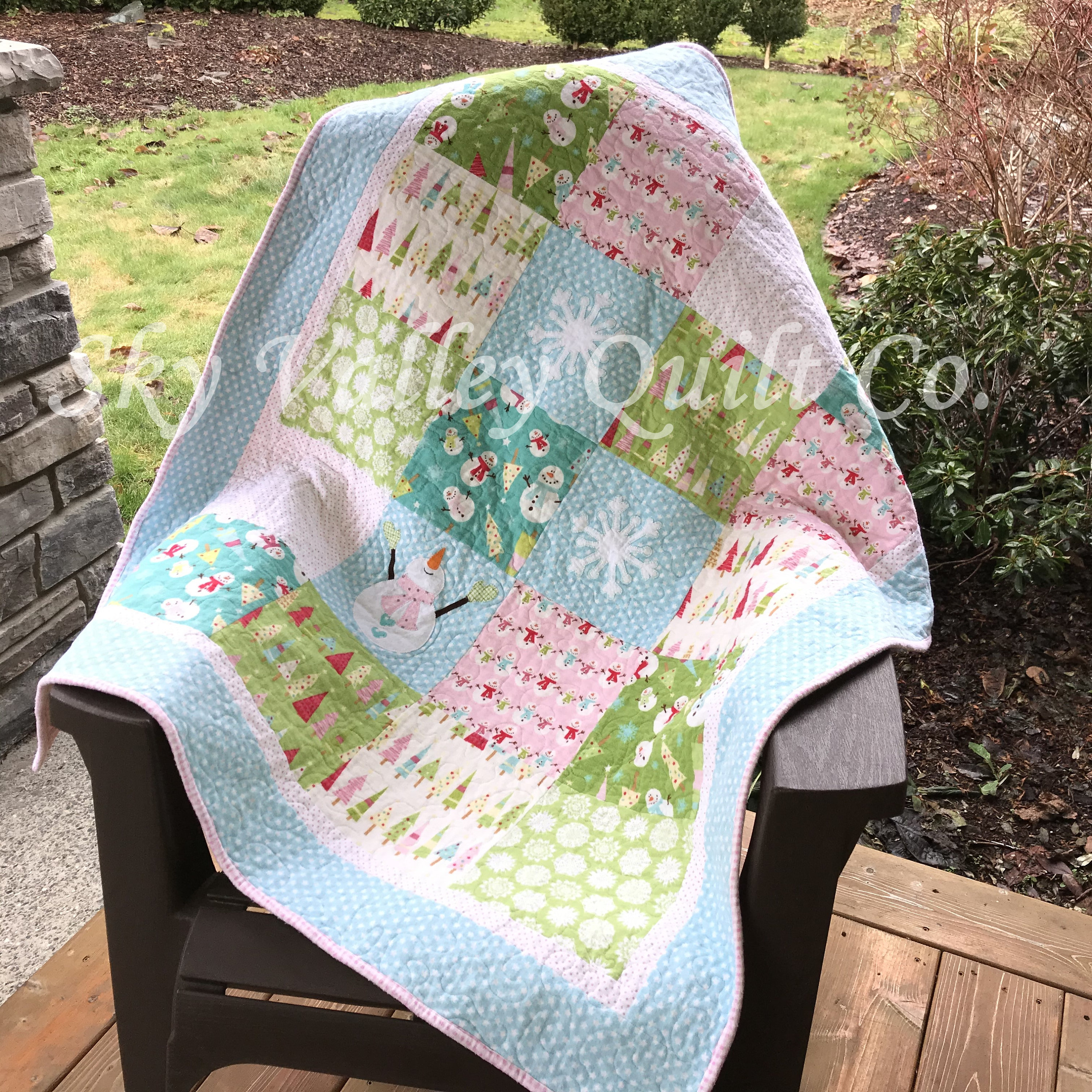 Precut Traditional Pieced Quilt Kit Christmas Holiday Etsy