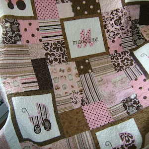Sweet Madeline Quilt Pattern ~ great pattern to make stunning team quilts, scrap friendly,