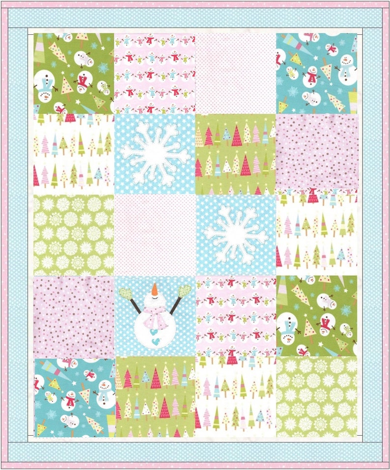 Precut Traditional Pieced Quilt Kit Christmas Holiday Etsy