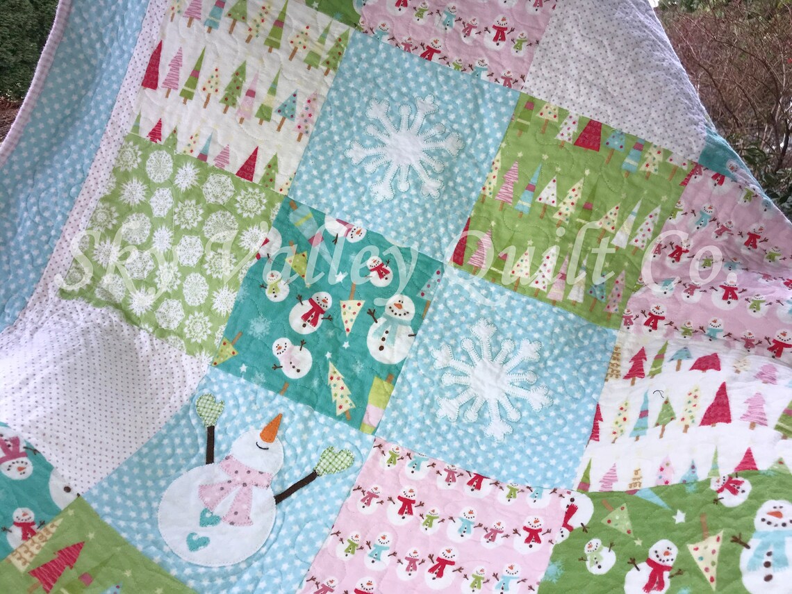 Precut Traditional Pieced Quilt Kit Christmas Holiday Etsy