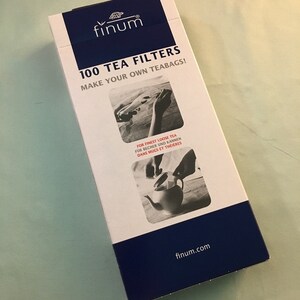 XS Tea Filters Biodegradable XS Extra slim paper tea brewing filters image 5