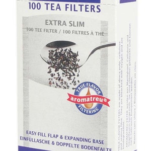 XS Tea Filters Biodegradable XS Extra slim paper tea brewing filters image 3