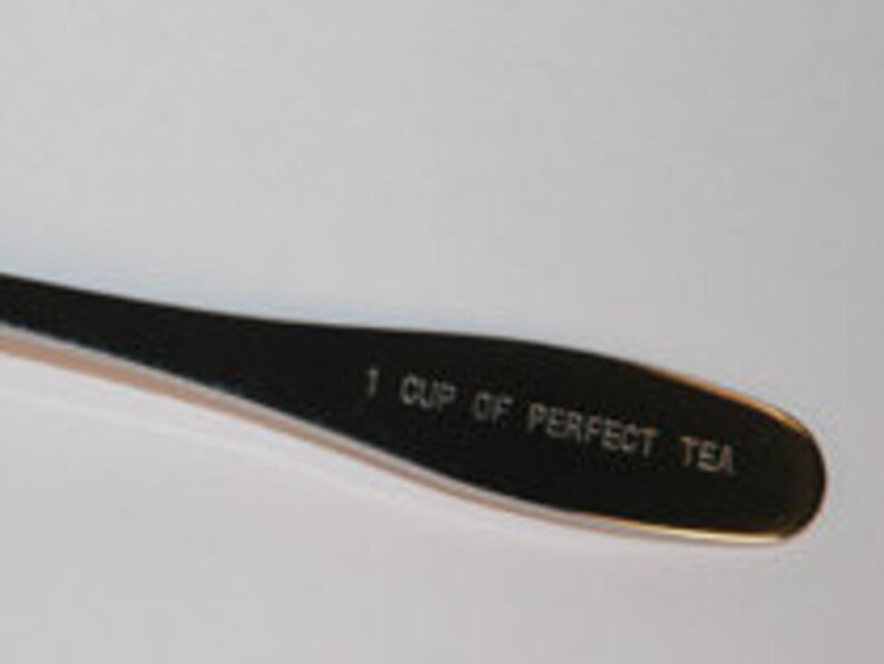 CUP PERFECT Cup of Tea SPOON, Stainless Steel, One Spoon, Smaller Spoon