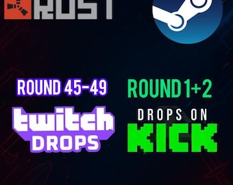 Rust Twitch Drops Skin Pack | Rounds 45-49, 1-2 (Fast Delivery)
