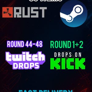 Rost Twitch Drops Skin Paket | Runden 44-48, 1-2 (Schnelle Lieferung)