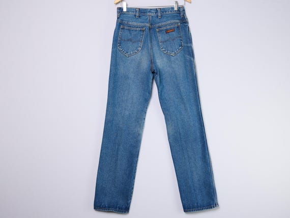 vintage women’s Wrangler jeans high rise denim 70… - image 3