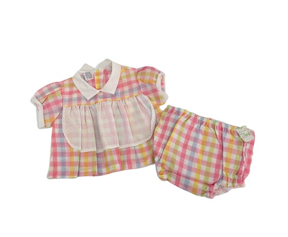 vintage 1960s Baby Togs two piece matching outfit… - image 1