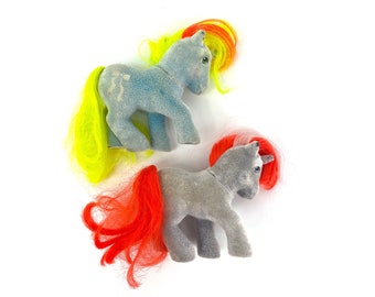 My Little Pony G1 Vintage So Soft Ribbon Twist pretzel unicorn