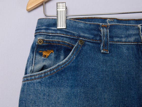 vintage women’s Wrangler jeans high rise denim 70… - image 4