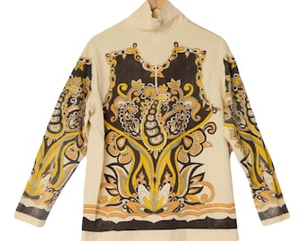 vintage 1970s dashiki tunic top 70s hippie boho Woodstock
