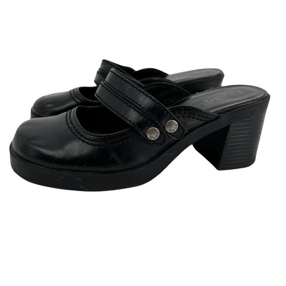 vintage 90s Y2K Mary Jane shoes Mudd chunky heels… - image 7