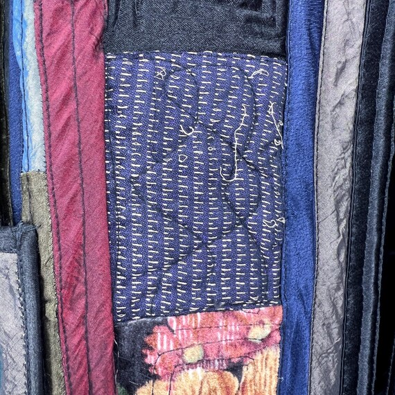 vintage patchwork jacket boho 90s - image 4