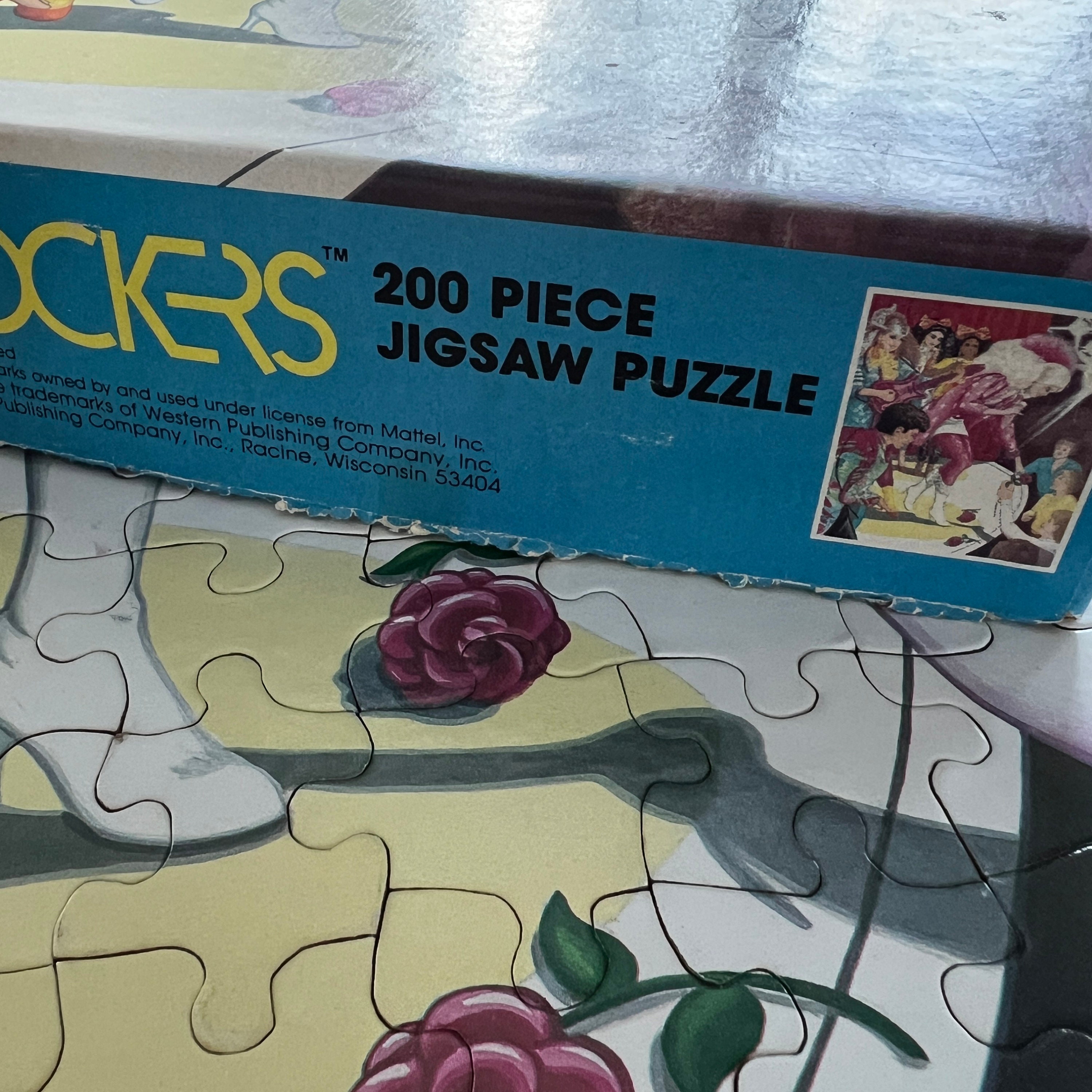 ビー Vintage Barbie and the Rockers Jigsaw Puzzle 1987 - Etsy