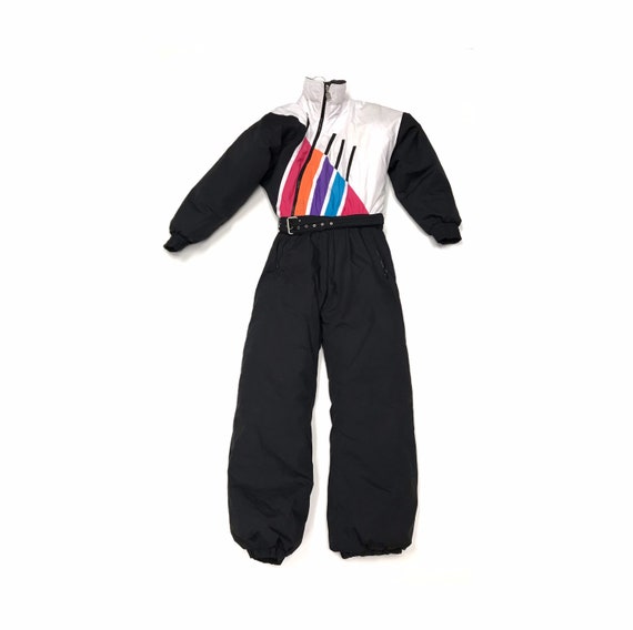 vintage 80s ski snowsuit Ski Lion womens ski gear