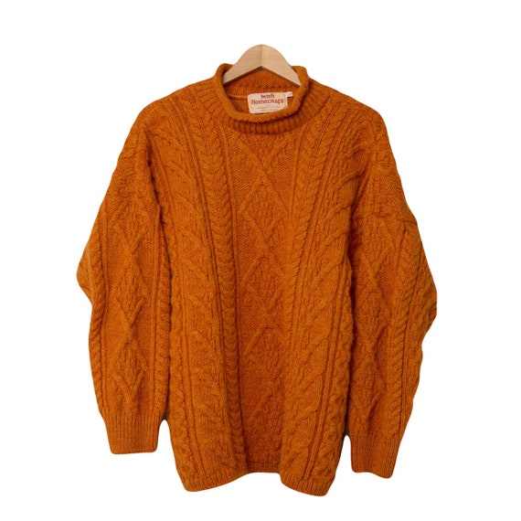 vintage Irish Homecraft wool fisherman sweater - image 1