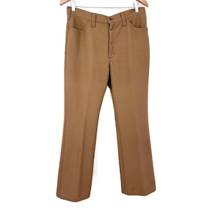 vintage 70s mens Lee western pants flared 1970s