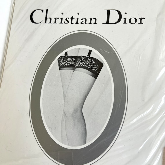 vintage Christian Dior stockings nylons sandalfoo… - image 2