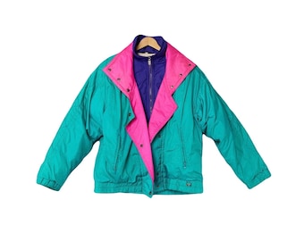 vintage 80s ski coat Fera skiwear down jacket