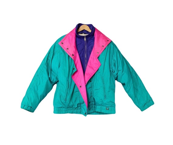 vintage 80s ski coat Fera skiwear down jacket - image 1