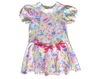 vintage 90s girls dress floral Carters