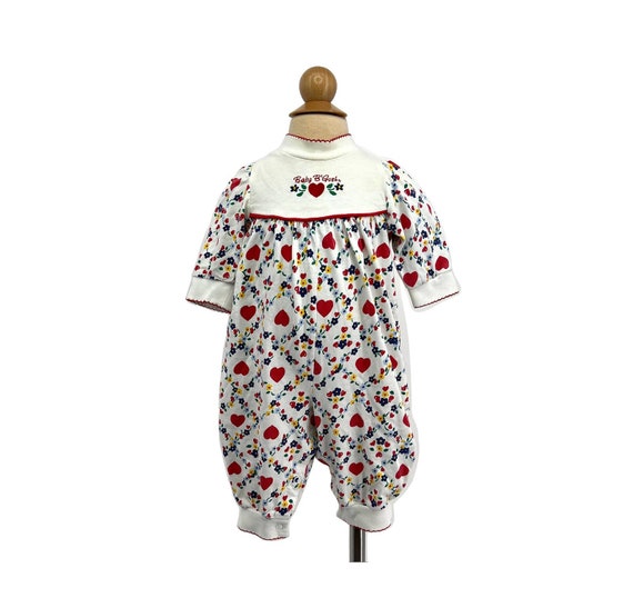 oshkosh✿ ベイビーガールズ✿オシュコッシュ✿24M✿ vintage Vintage OshKosh Baby B'Gosh Blue Stripe Flowers Bubble