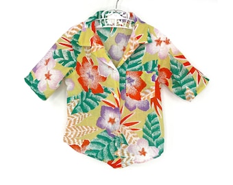 vintage 80s Hawaiian shirt kids